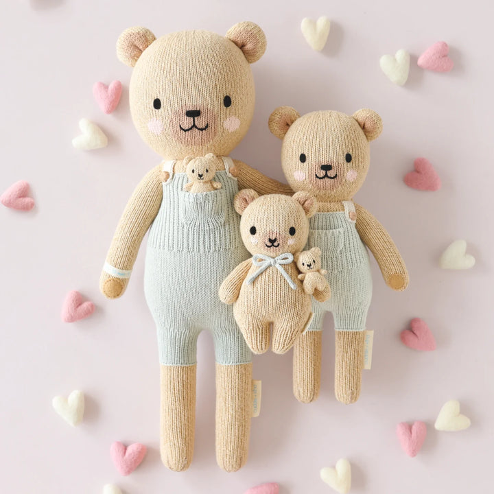 Plush | Baby Honey Bear (robin’s egg blue)