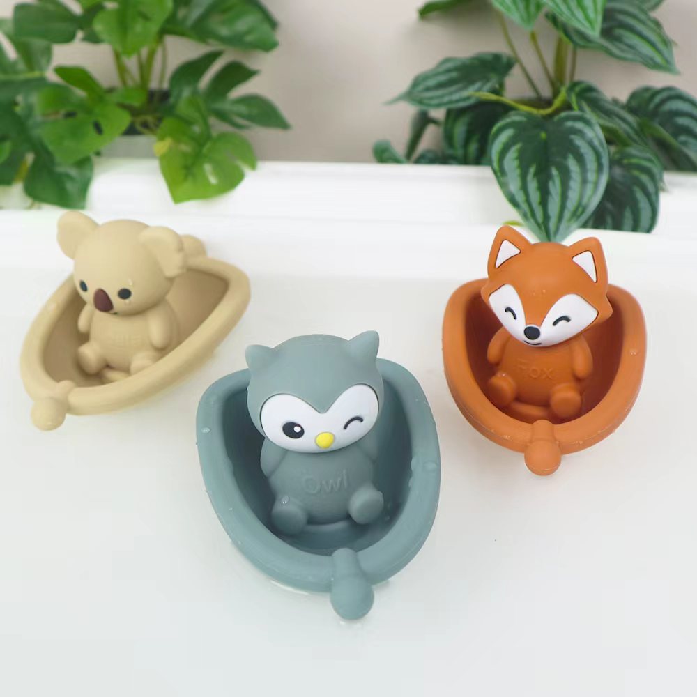 Silicone Bath Boat - Fox