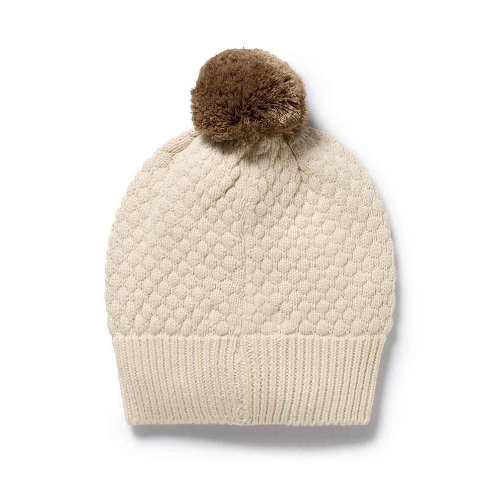 Beanie | Organic Knitted - Cream