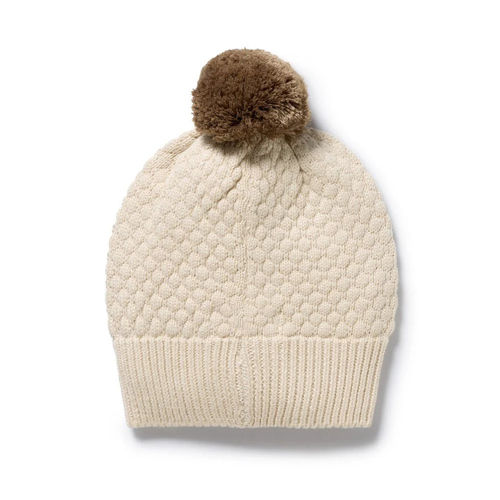 Beanie | Organic Knitted - Cream