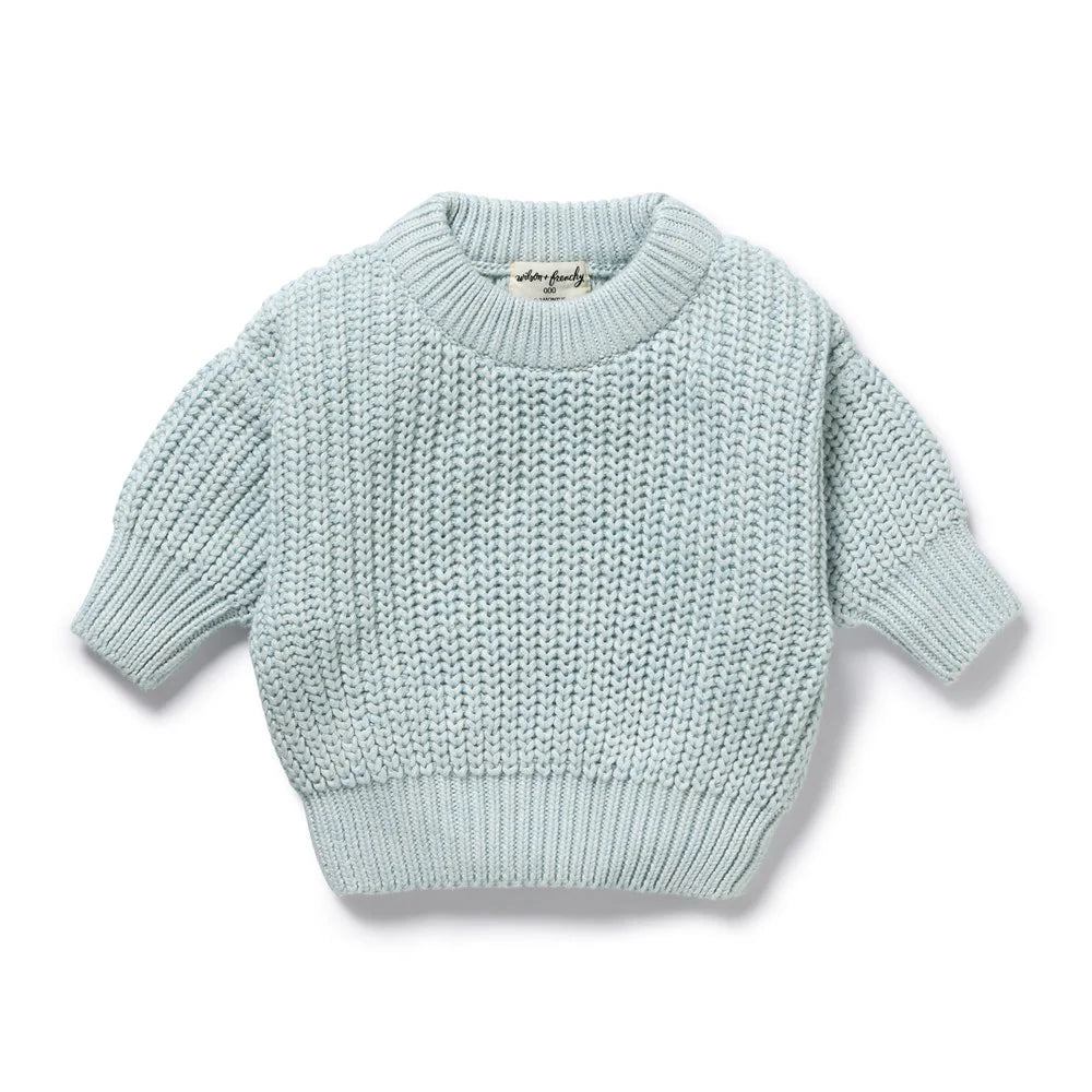 Jumper | Organic Knitted - Cloud Blue