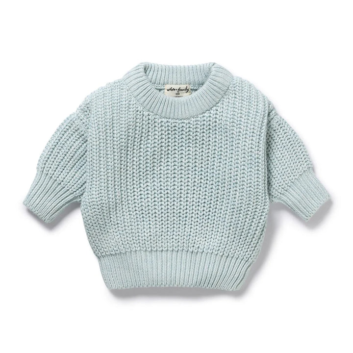 Jumper | Organic Knitted - Cloud Blue