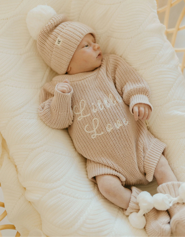 Little Love Knit Romper | Biscotti