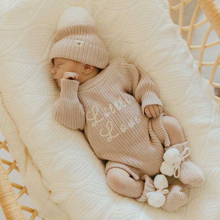 Little Love Knit Romper | Biscotti