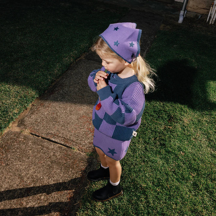 Dress | Lucky Stars - Violet + Navy