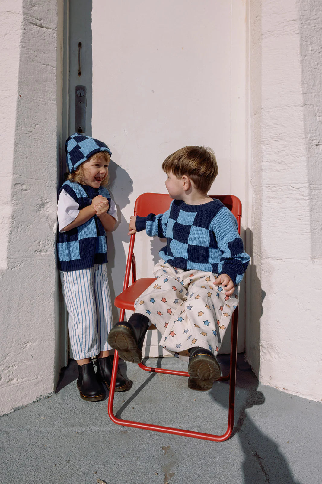 Ninch Pants - Blue Stripes