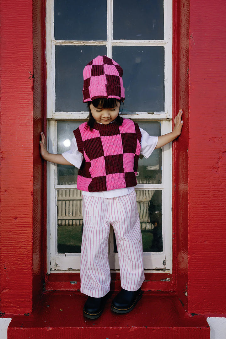 Ninch Pants - Pink Stripes