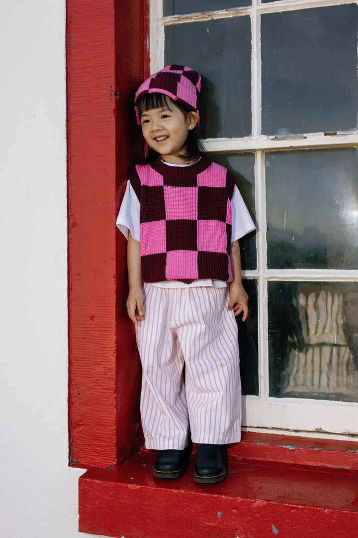 Ninch Pants - Pink Stripes