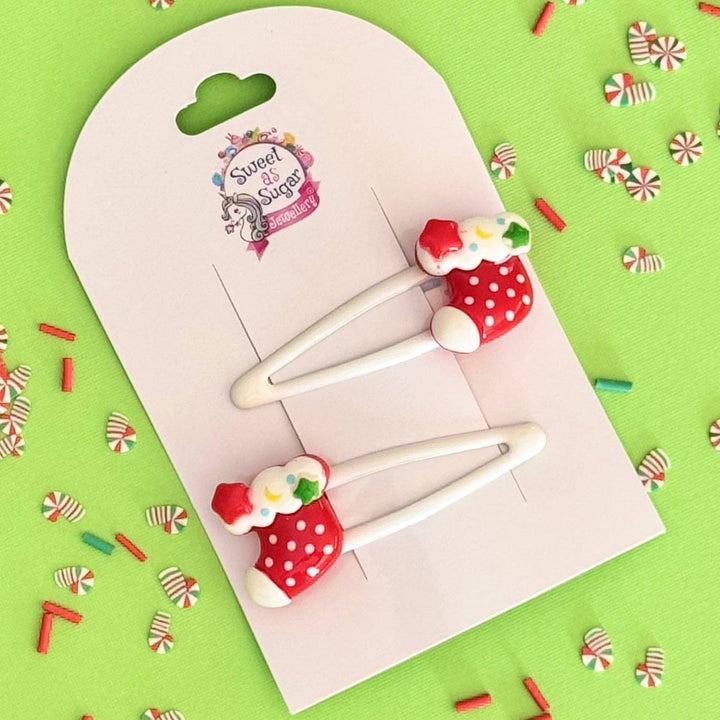 Hair Clip - Stocking