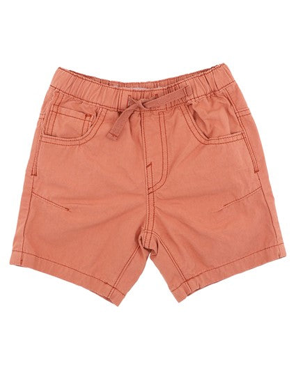 Shorts | Cotton - Rust