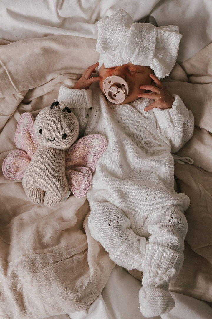 Pointelle Romper | Milk