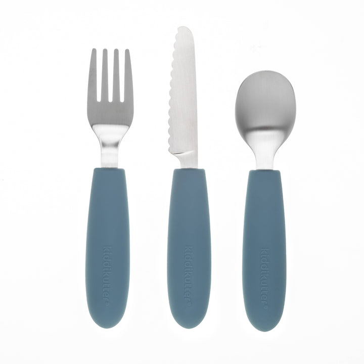 Child Safe Cutlery Set - Sky Blue