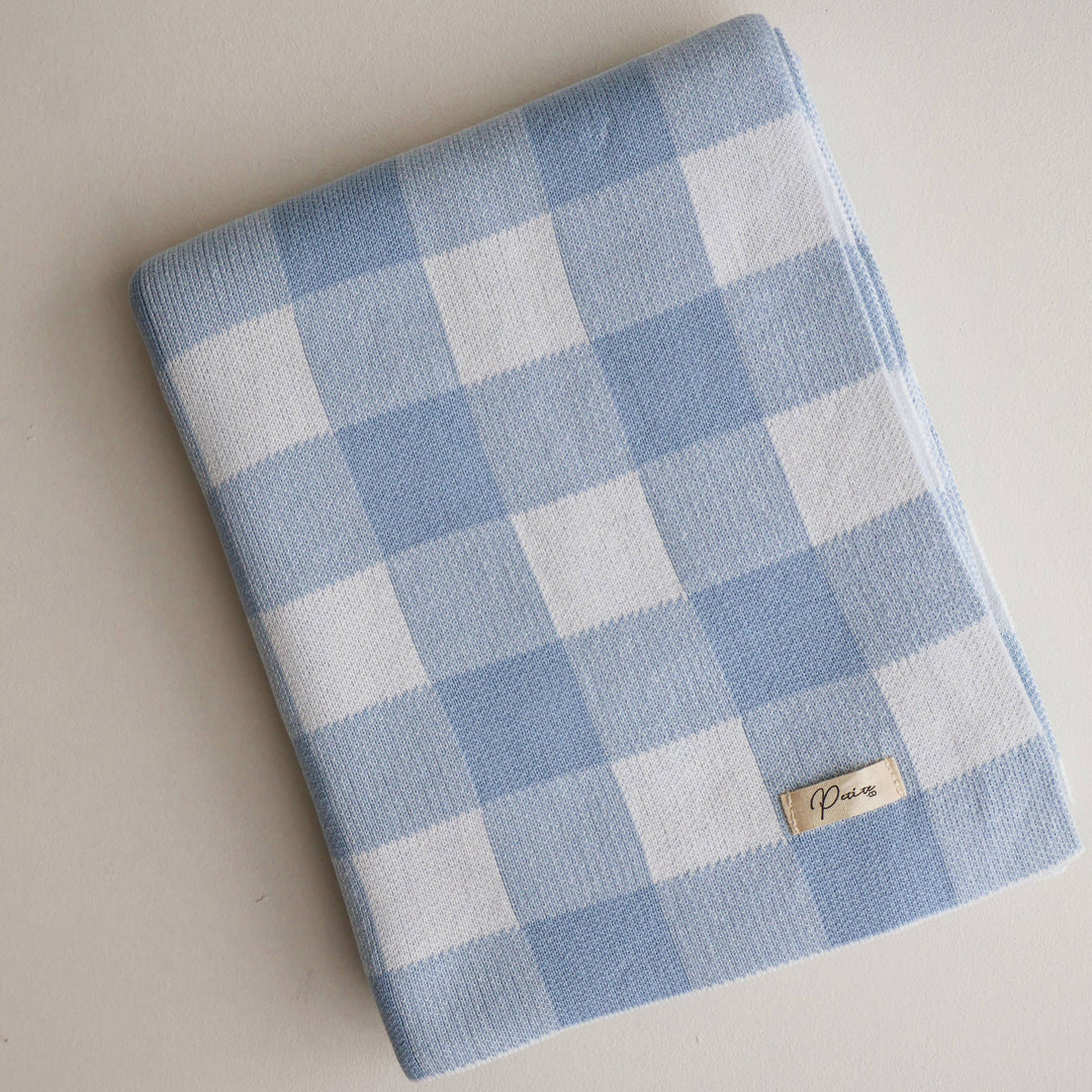 Gingham Blanket | Blue