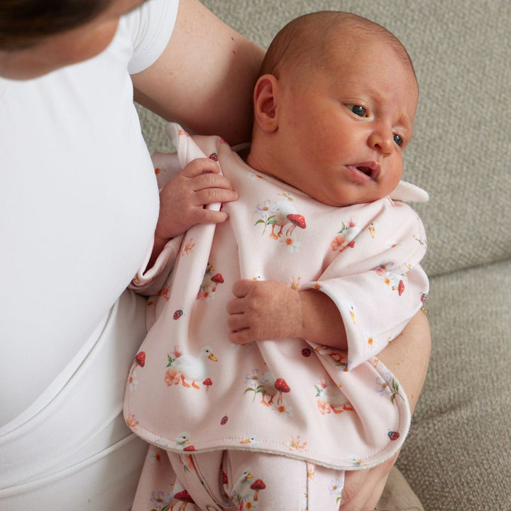 Muslin Bib Set of 2 - Waddling Around