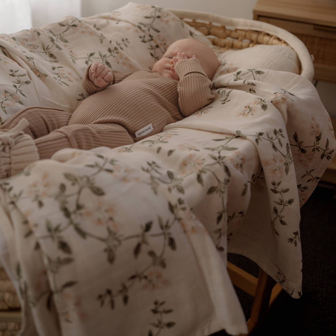 Swaddle | Organic - Fleur Blanche