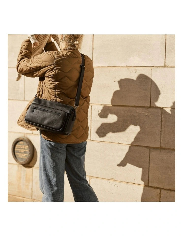 Leather pram caddy on sale