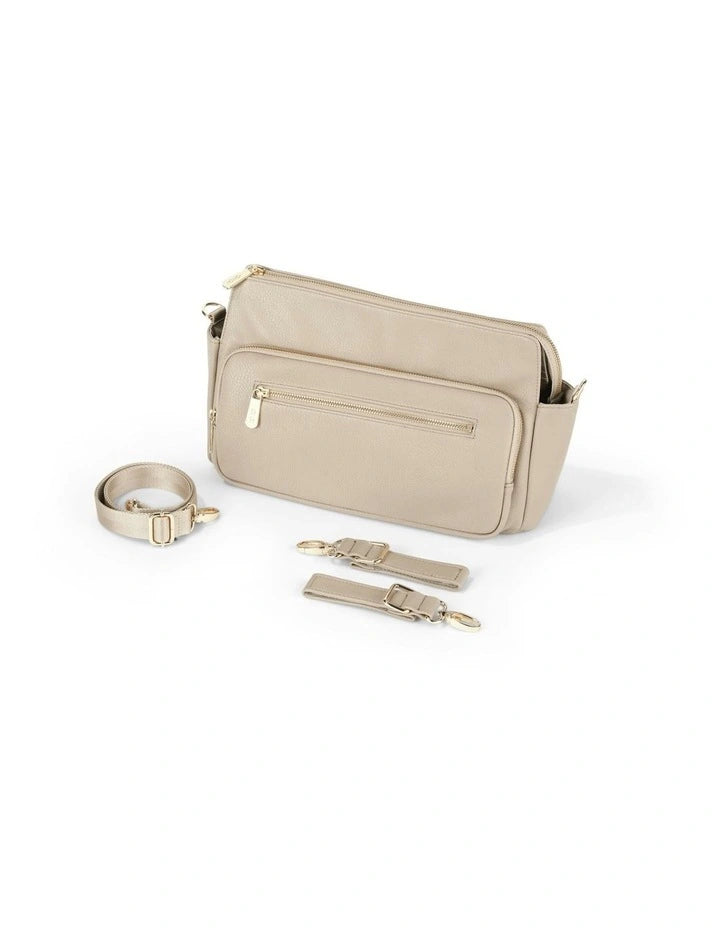 Pram Caddy | Multitasker - Oat Vegan Leather