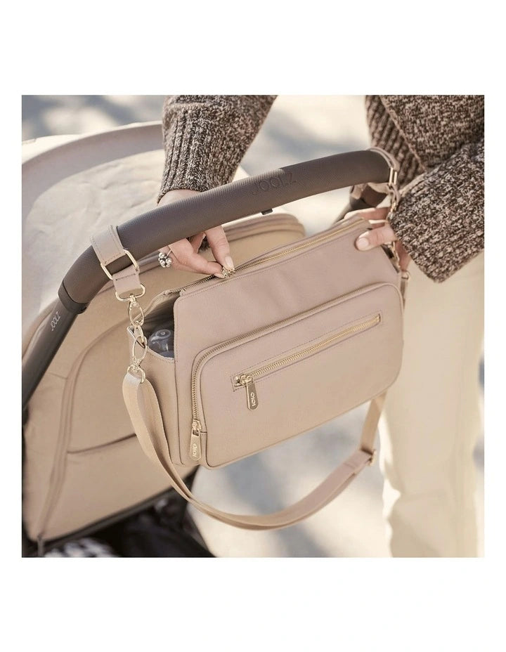 Pram Caddy | Multitasker - Oat Vegan Leather