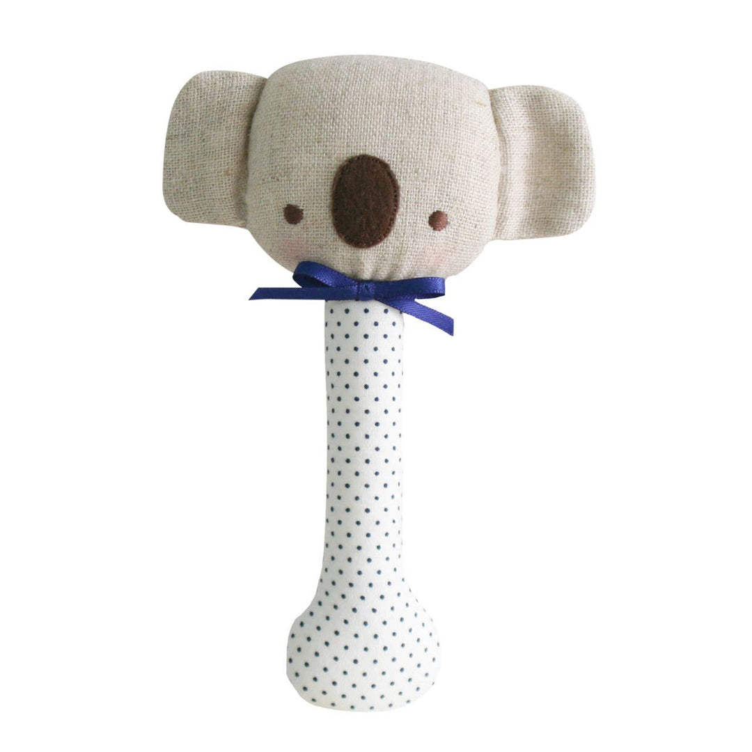 Rattle | Koala - Navy Spot