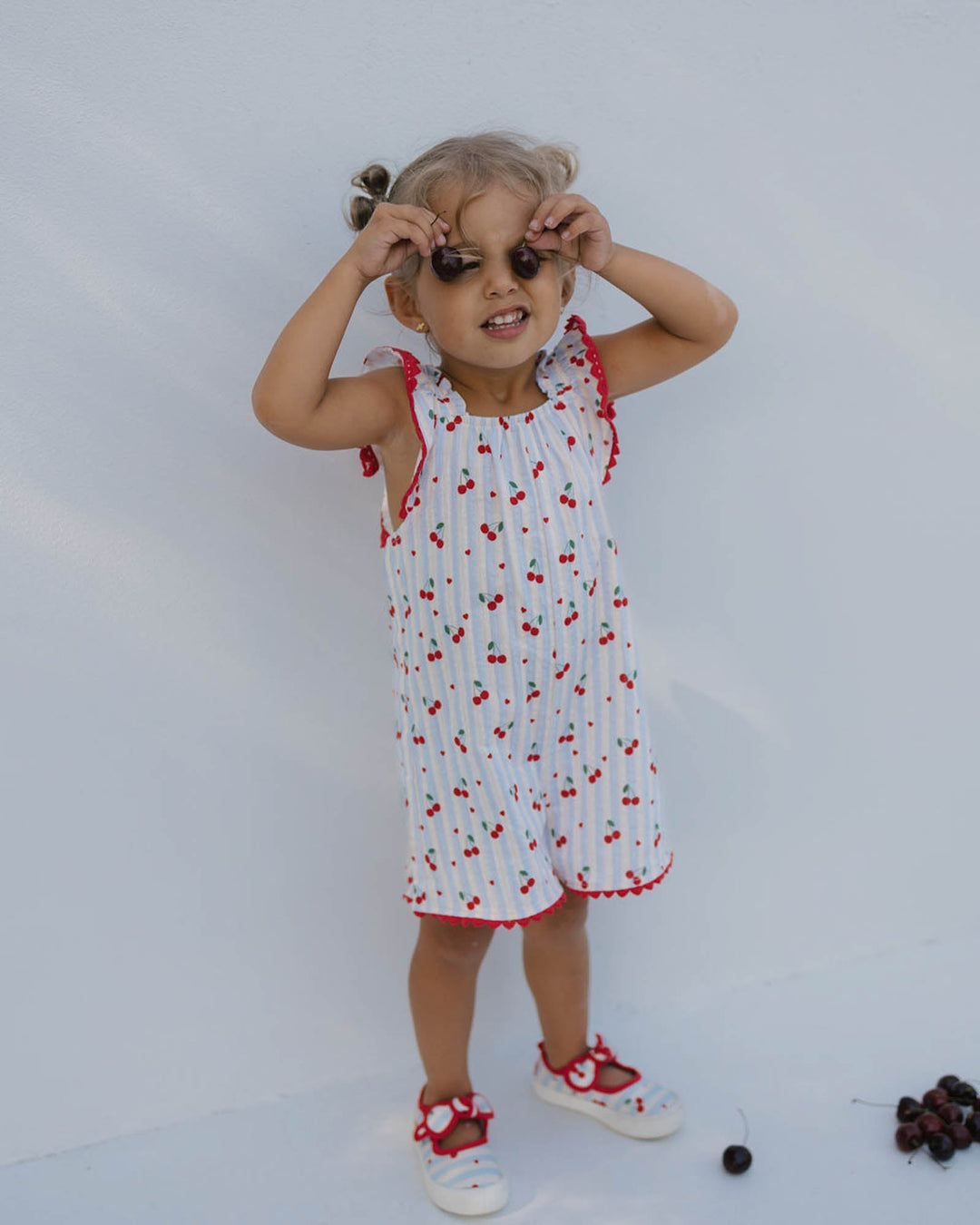 Meadow Overalls - Cherry