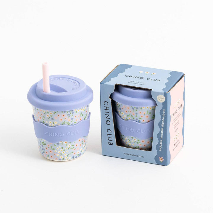 Kids Keep Cup | 8oz - Blue Floral