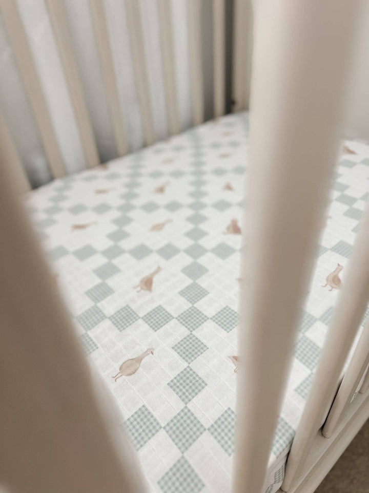 Fitted Cot Sheet | Goosey Gander