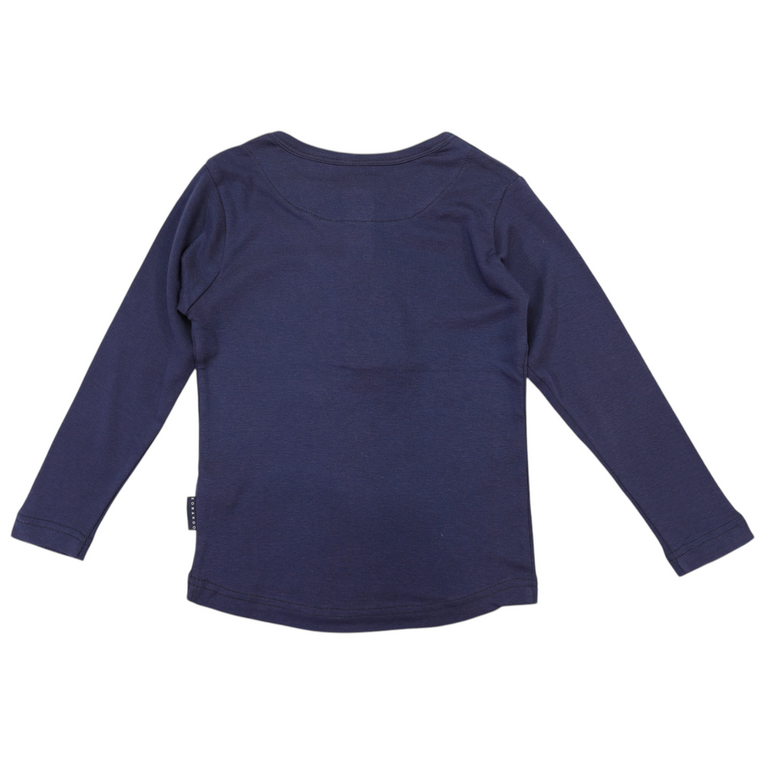 Top | Henley Long Sleeve - Navy