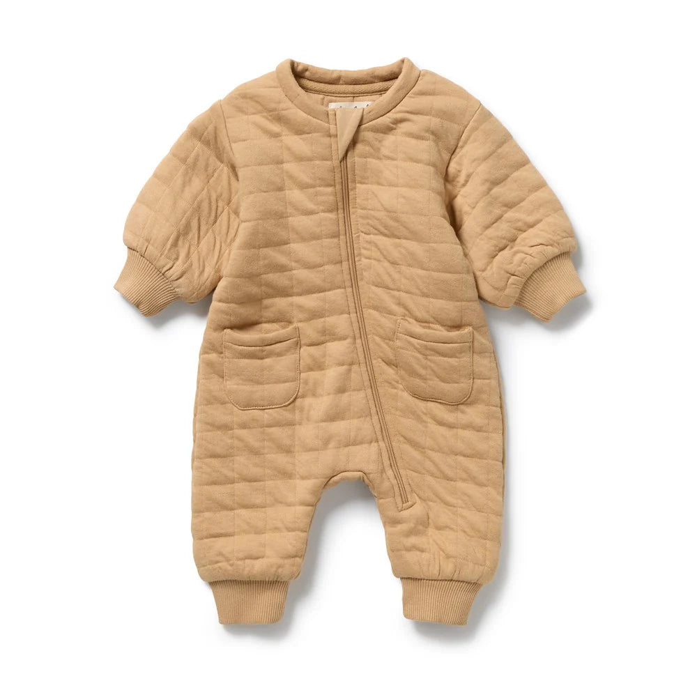 Growsuit | Organic Quilted - Honey Fawn