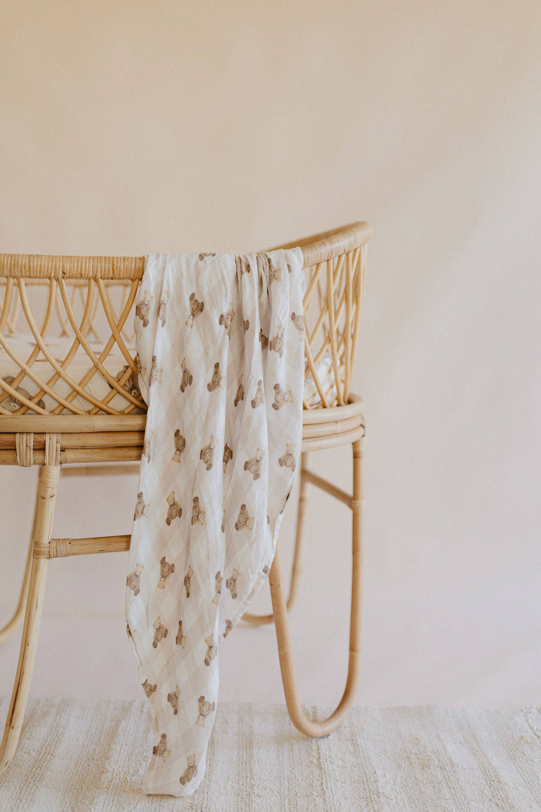 Gingham Teddy | Bamboo Cloud Wrap