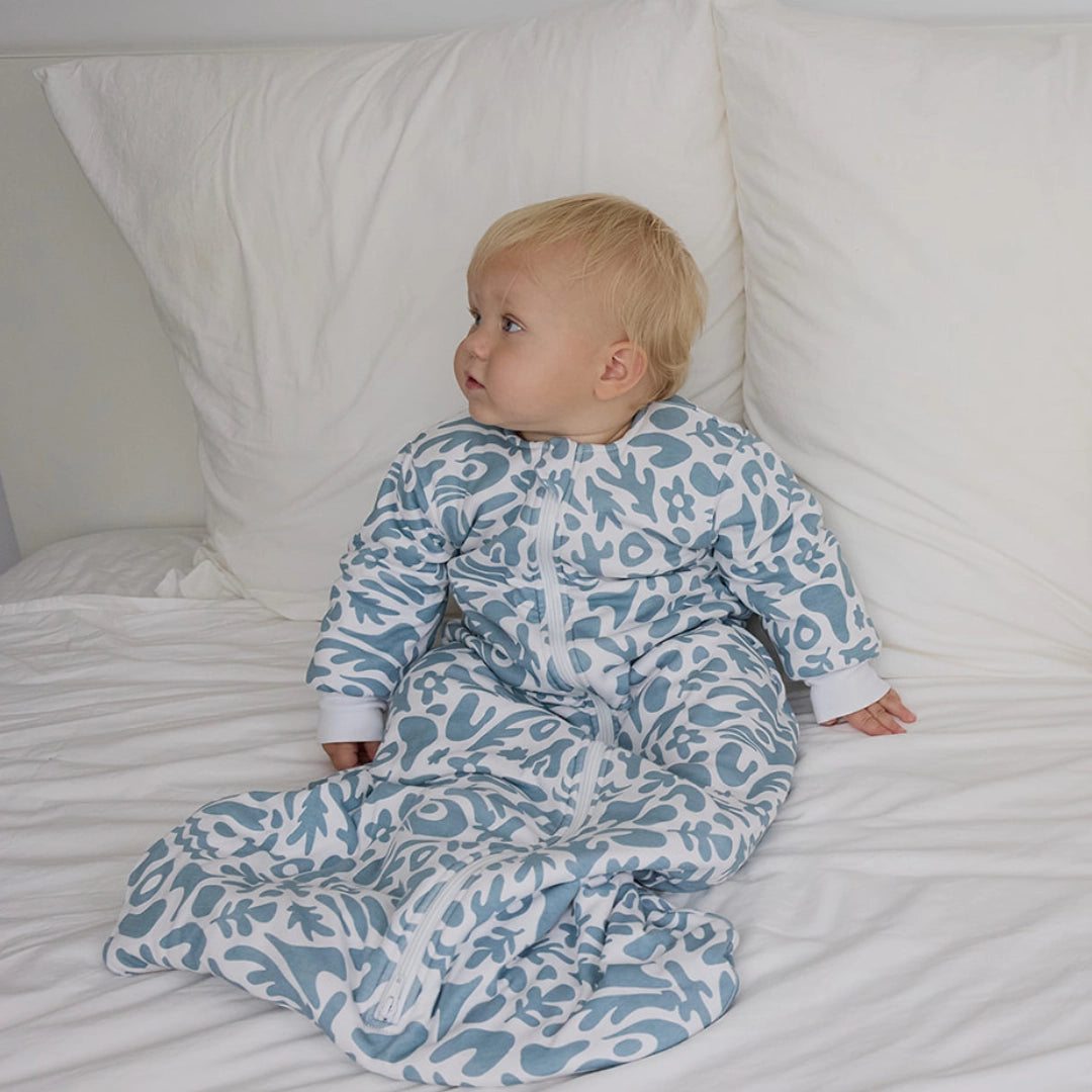 Sleeping Bag | Winter 2.5 Tog - Blue Abstract
