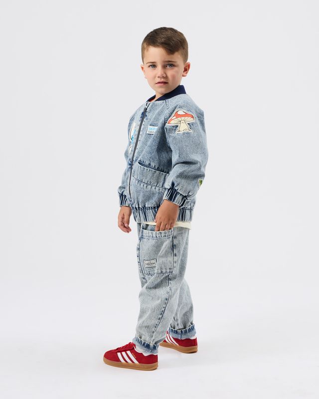 The Smurfs Badge Bomber Jacket