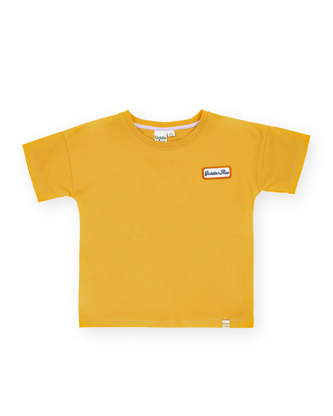 Contrast Stitch T-Shirt Yellow