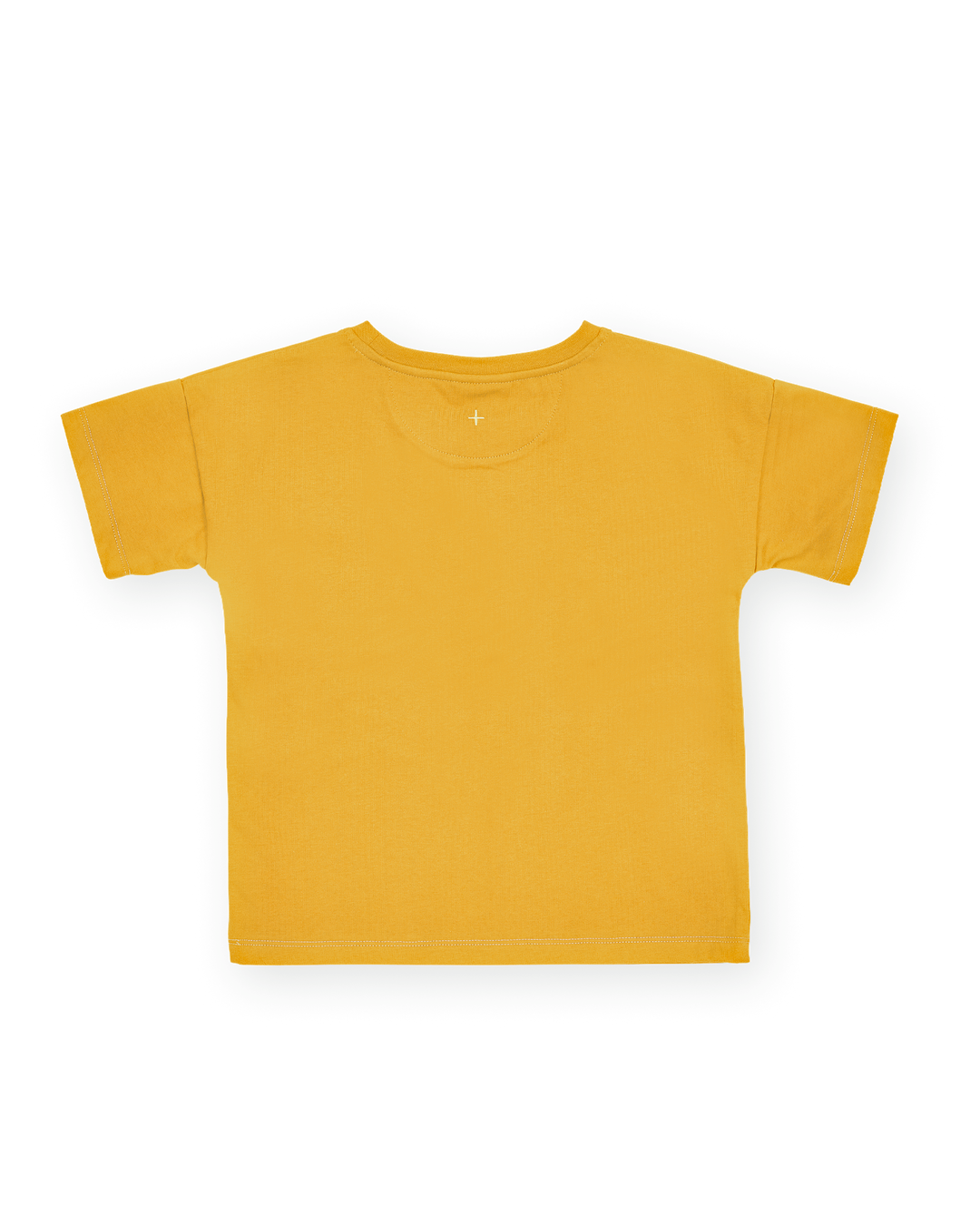 Contrast Stitch T-Shirt Yellow