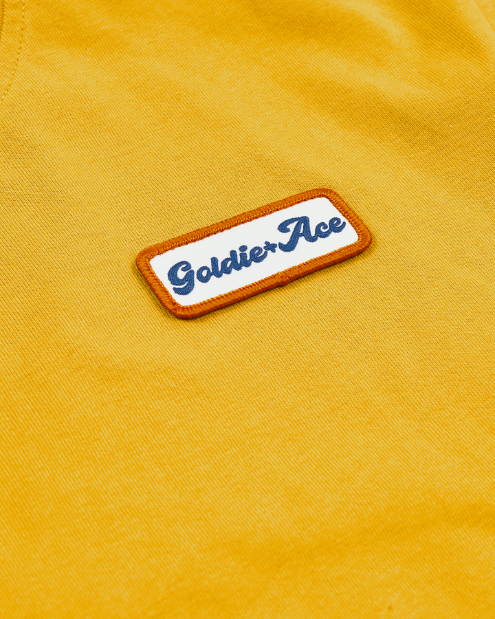 Contrast Stitch T-Shirt Yellow