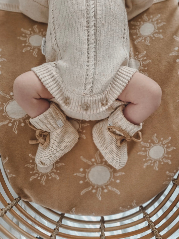 Romper | Heirloom - Biscotti Fleck