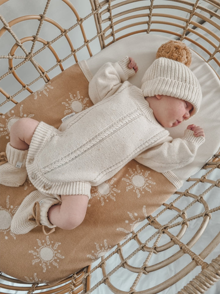Romper | Heirloom - Biscotti Fleck