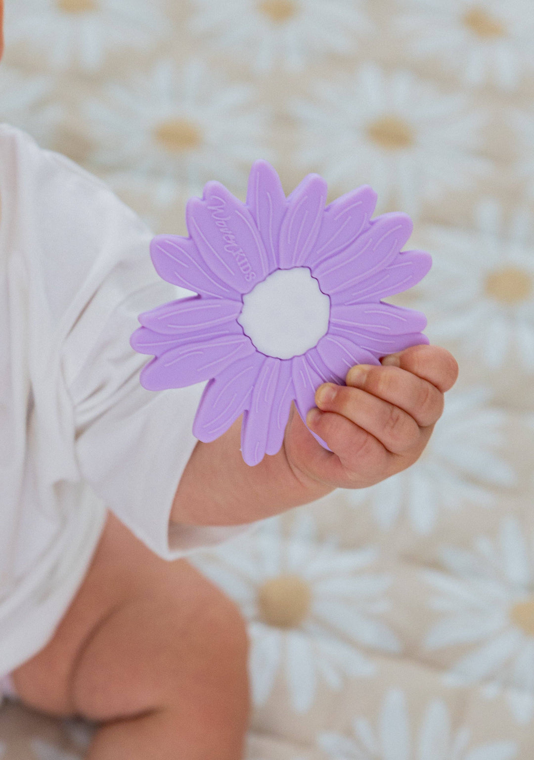 Teether | Silicone -  Lilac Daisy