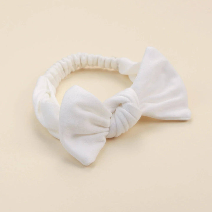 Organic Cotton Headband - White