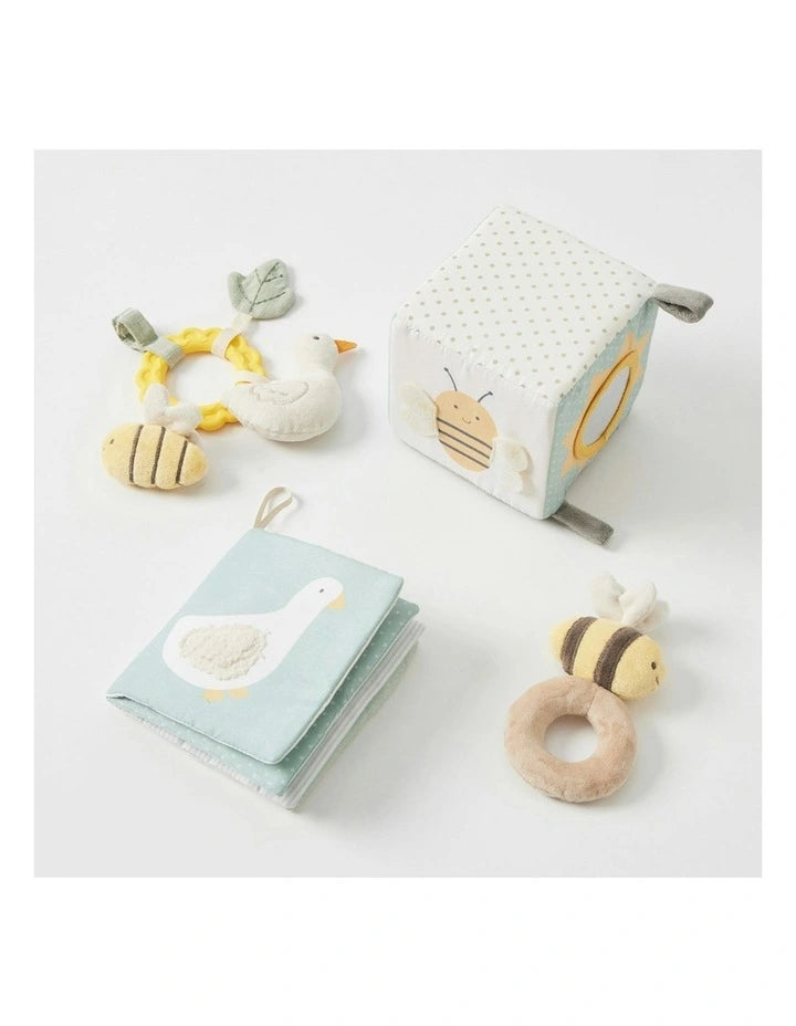 Plush Play Cube - Garden