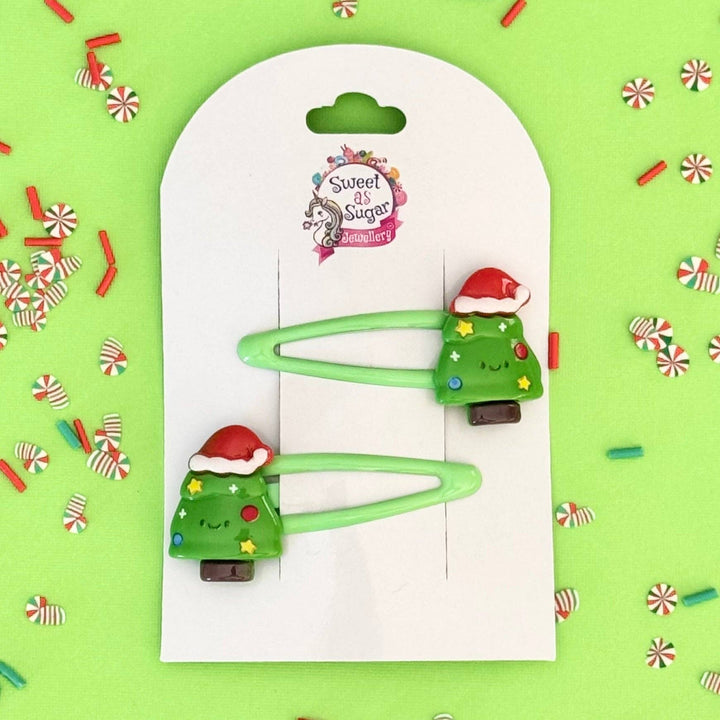 Hair Clip - Christmas Tree