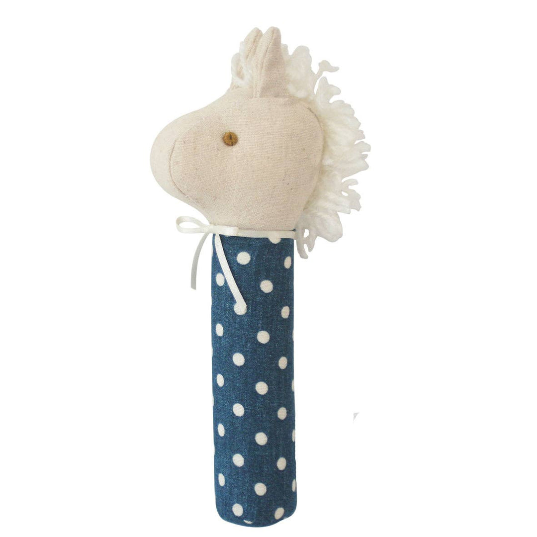 Squeaker | Horse Stick - Ocean Blue