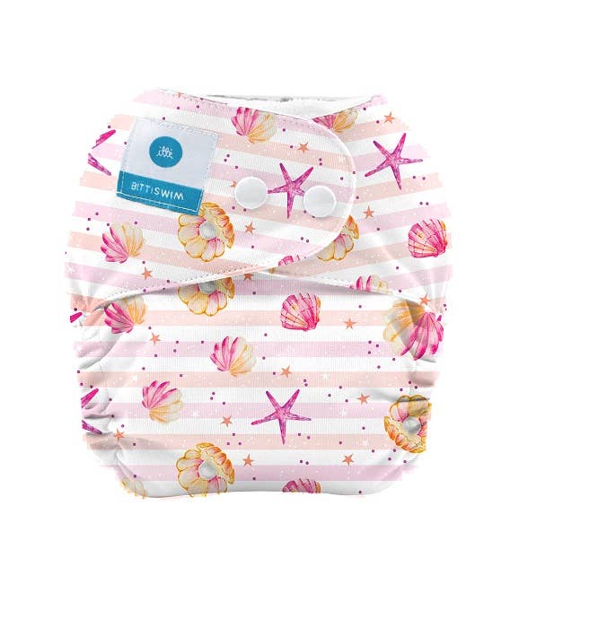 Reusable Swim Nappy - Seashells