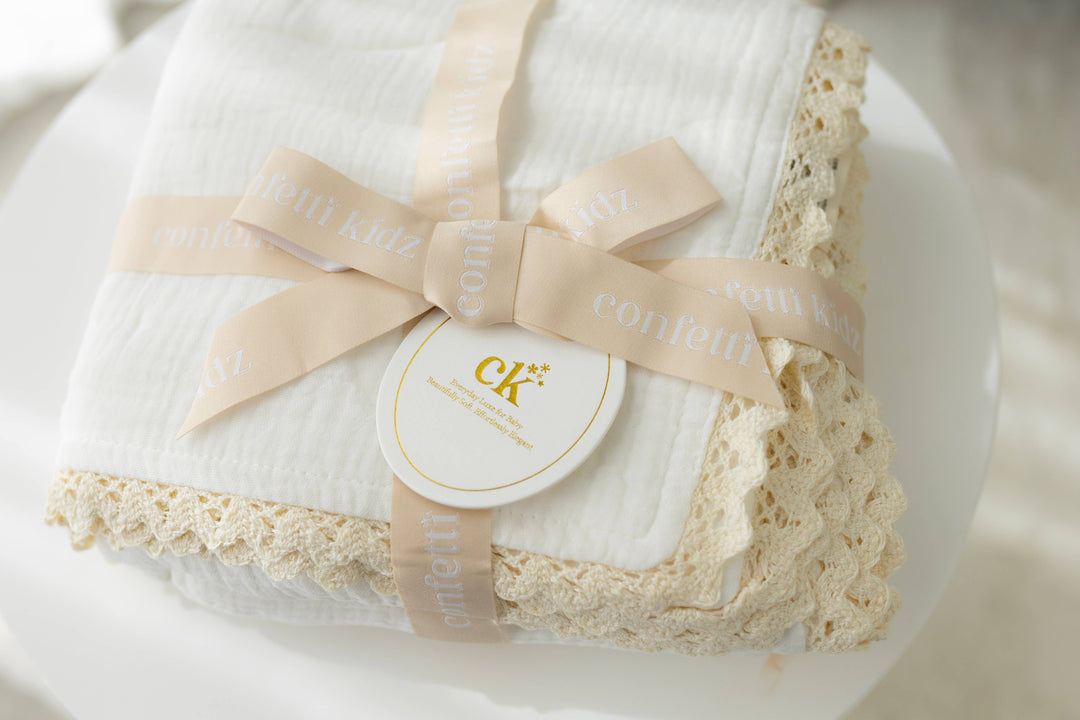 Classic Muslin Blanket | White