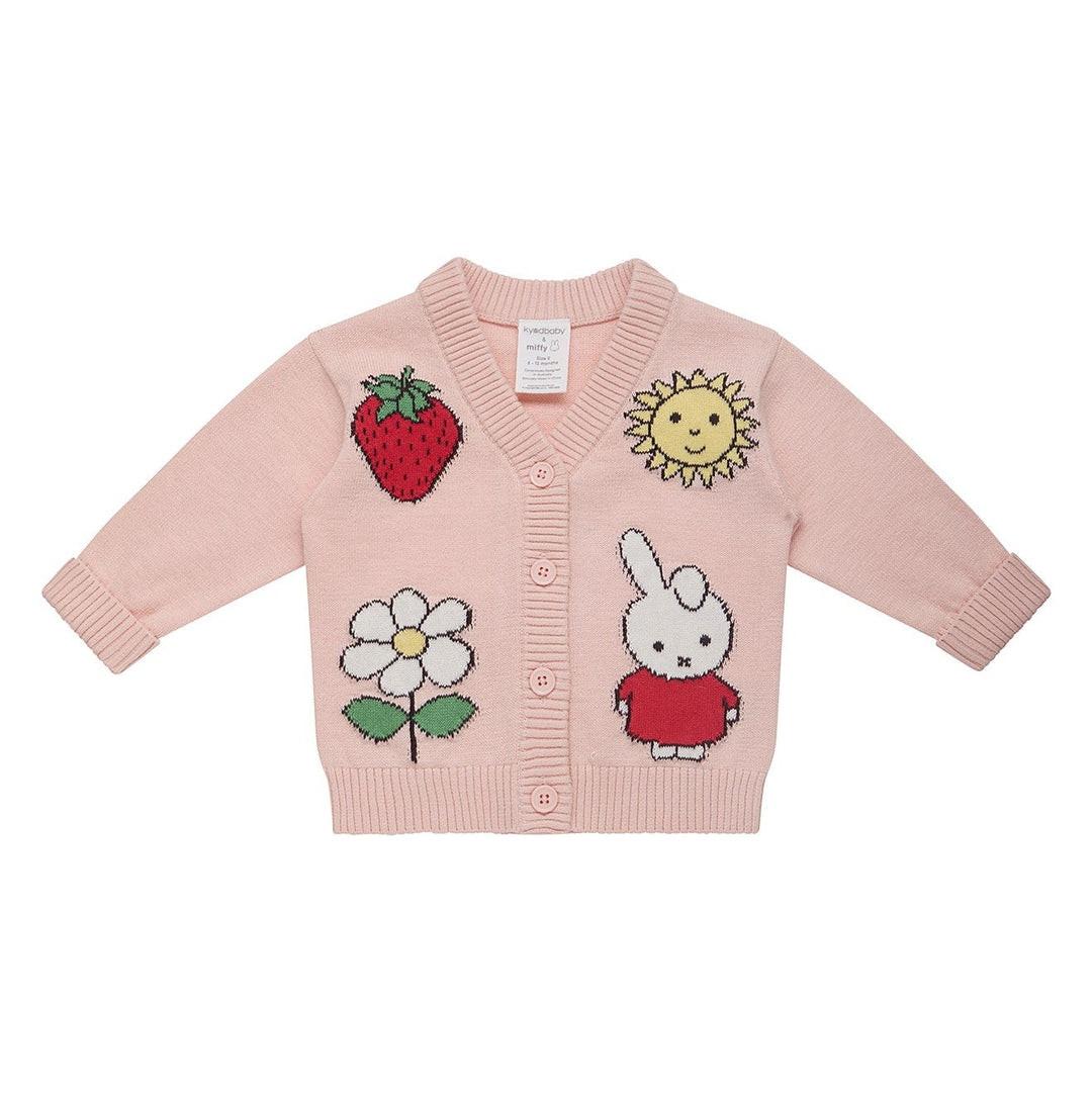 Cardigan | Miffy - Soft Pink