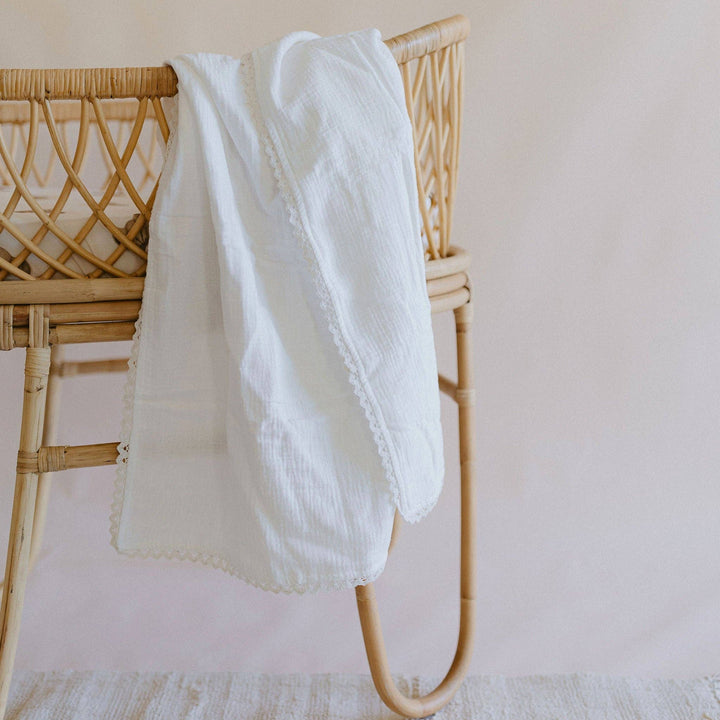 Classic Muslin Blanket | White