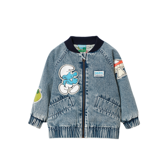 The Smurfs Badge Bomber Jacket