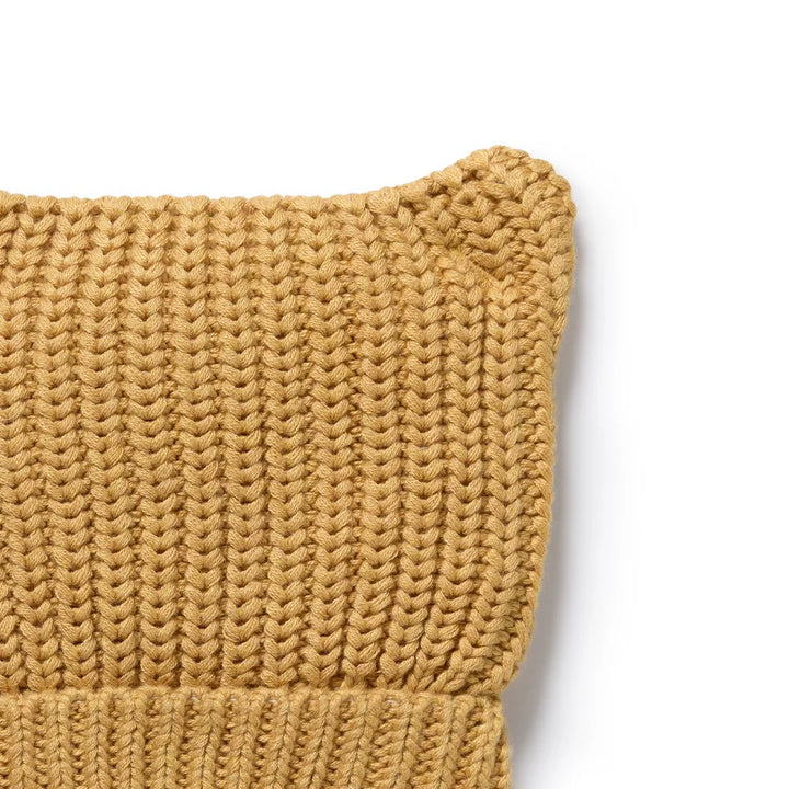 Beanie | Knitted Bear - Honey Drop