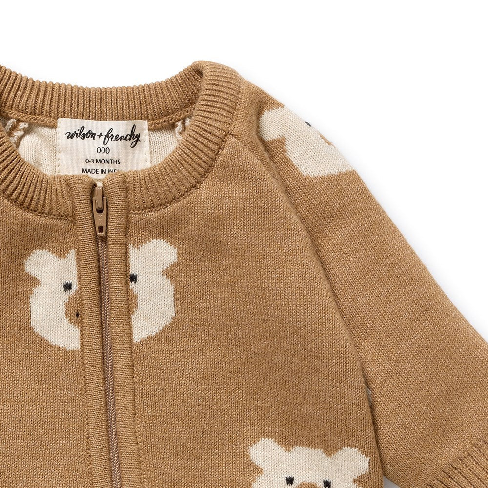 Growsuit | Organic Knitted - Beary Cute