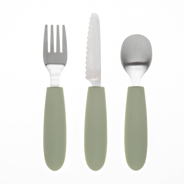 Child Safe Cutlery Set - Sage