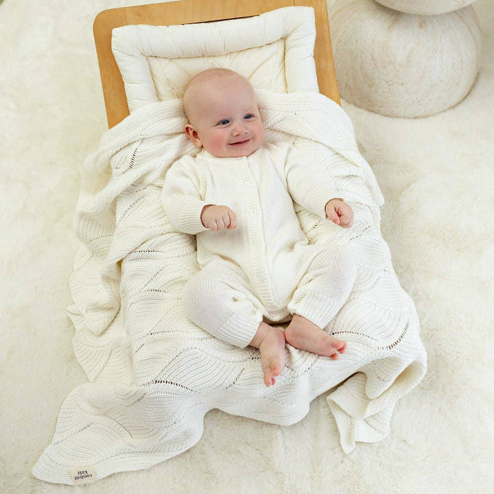 Classic Knit Romper | Milk